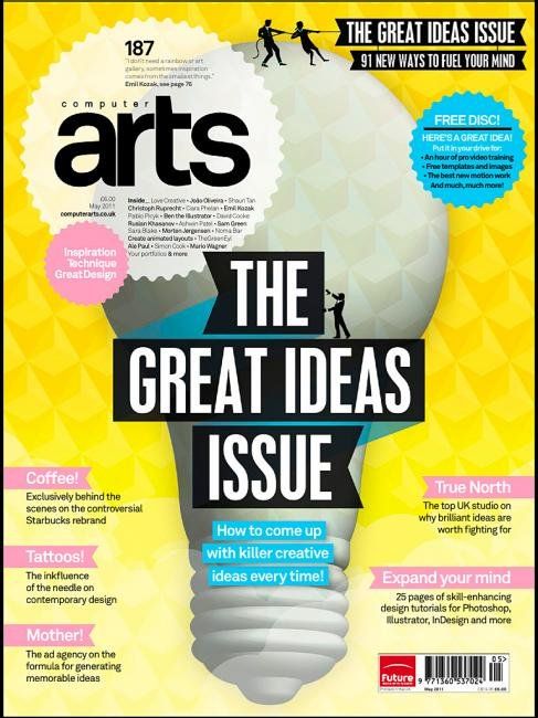 Computer Arts — The Great Ideas Issue | coverjunkie
